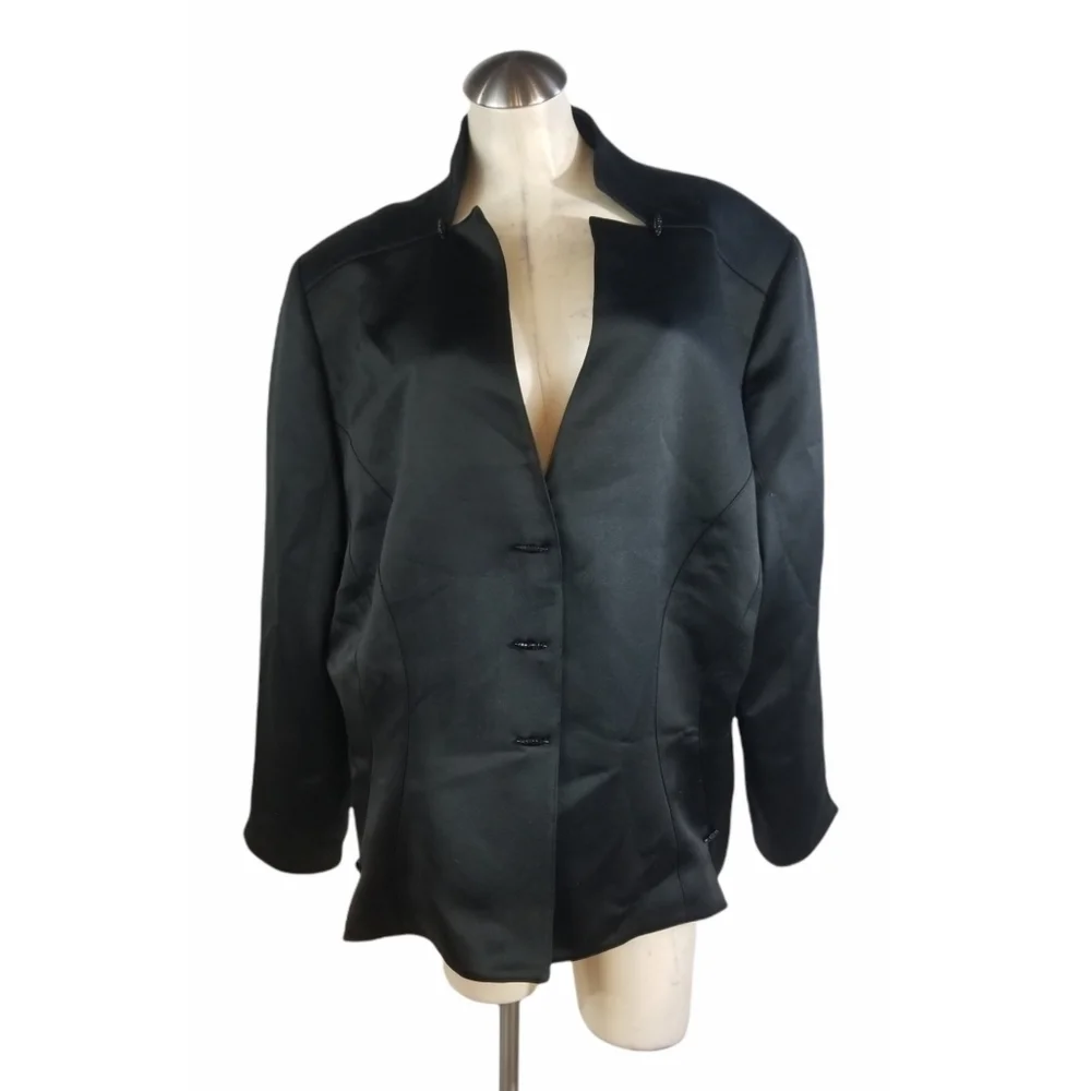 Victor Costa Size 24 Black Cocktail Blazer